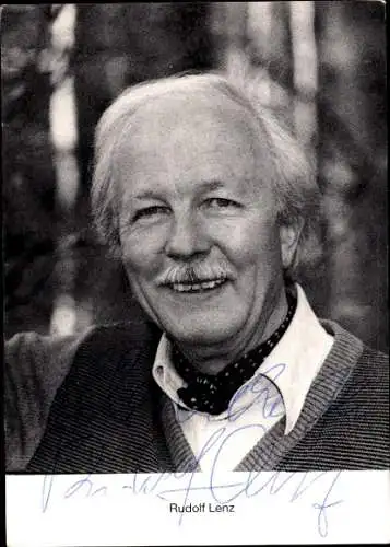 Ak Schauspieler Rudolf Lenz, Portrait, Autogramm