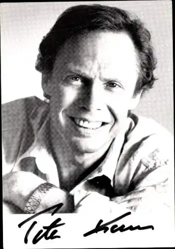 Ak Schauspieler und Sänger Peter Kraus, Portrait, Autogramm