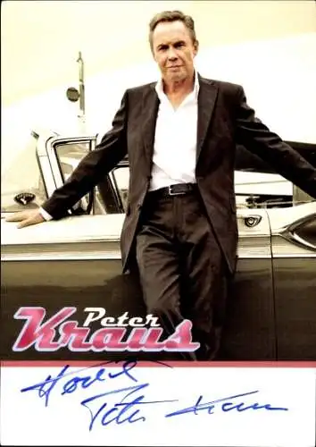 Ak Schauspieler und Sänger Peter Kraus, Portrait, Autogramm