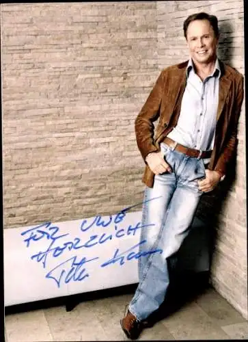 Ak Schauspieler und Sänger Peter Kraus, Portrait, Autogramm