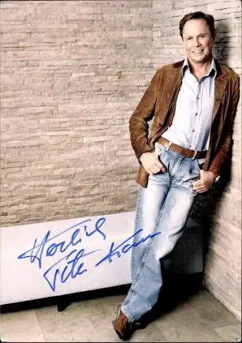 Ak Schauspieler und Sänger Peter Kraus, Portrait, Autogramm