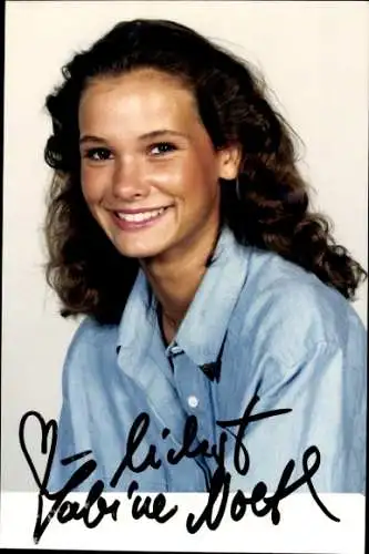 Ak Schauspielerin Sabine Noethen, Portrait, Autogramm