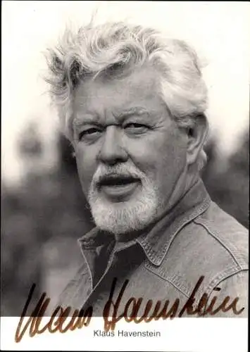 Ak Schauspieler Klaus Havenstein, Portrait, Autogramm