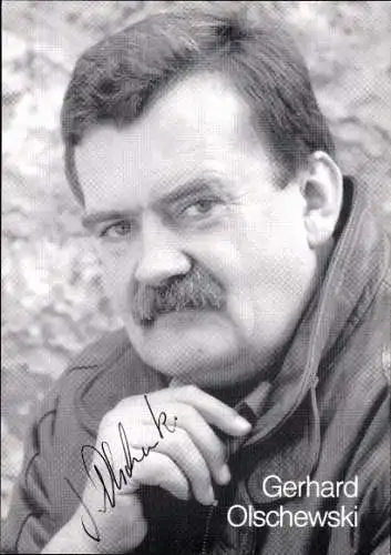 Ak Schauspieler Gerhard Olschewski, Portrait, Autogramm