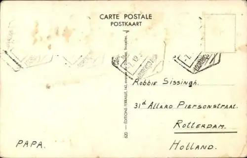 Ak Vermenschlichtes Tier, Singender Elefant