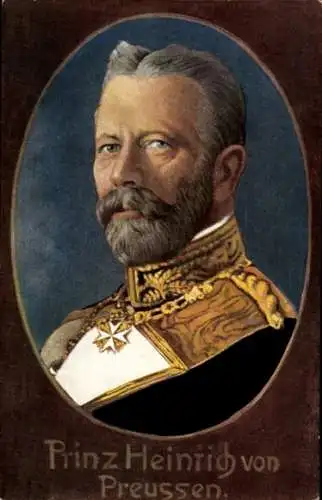 Künstler Ak Großadmiral Prinz Albert Wilhelm Heinrich von Preußen, Portrait