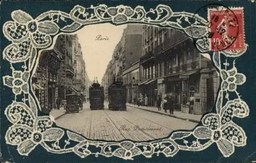 Präge Ak Paris XVIII., Rue Damremont