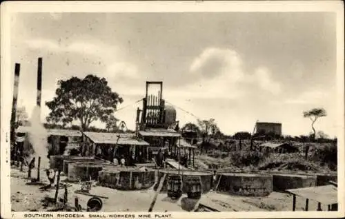 Ak Rhodesien Simbabwe, Small-workers mine plant