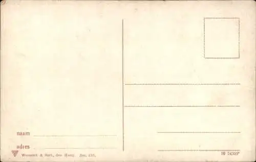 Ak Domburg Walcheren Niederlande, Volkstrachten