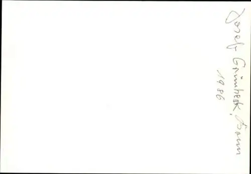 Ak Politiker Josef Grünbeck, Portrait, Autogramm