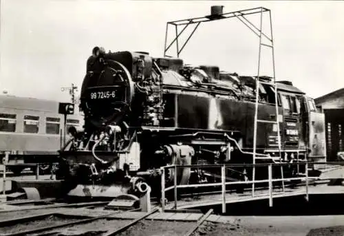 Ak Deutsche Eisenbahn, Lokomotive, Nr 99 7245, Baujahr 1954