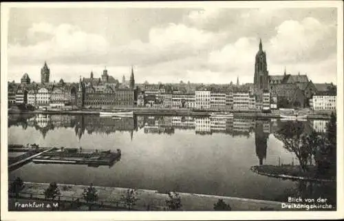 Ak Frankfurt am Main, Blick von der Dreikönigskirche