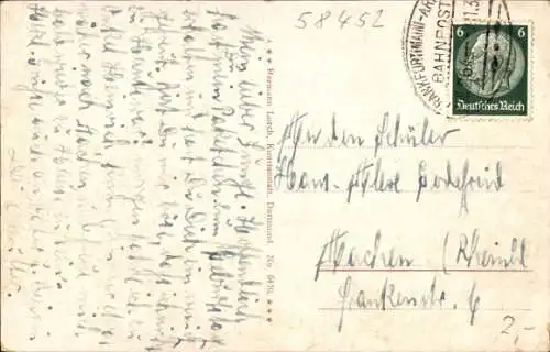 Ak Witten an der Ruhr, Parkhaus Hohenstein