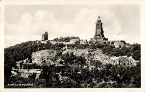 Ak Steinthaleben Kyffhäuserland in Thüringen, Kyffhäuser-Denkmal