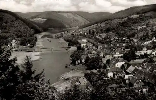 Ak Bad Karlshafen an der Weser, Panorama