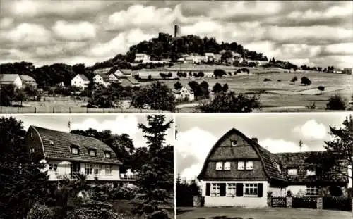 Ak Nürburg in der Eifel, Panorama, Haus Adele