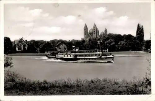 Ak Speyer am Rhein, Dom, Schiff