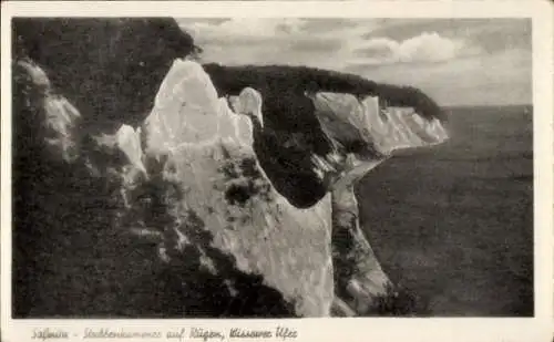 Ak Stubbenkammer Sassnitz auf Rügen, Wissower Ufer