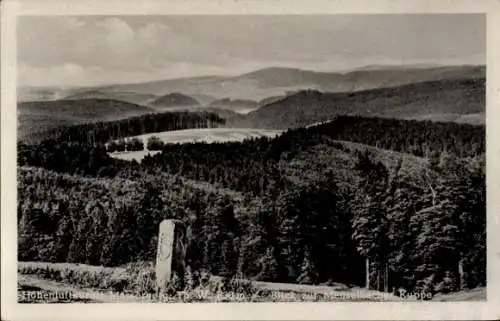 Ak Masserberg in Thüringen, Blick zur Meuselbacher Kuppe