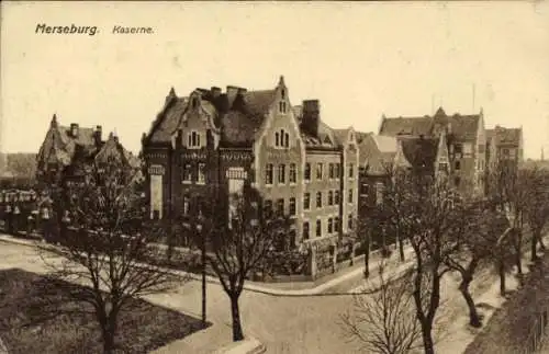 Ak Merseburg an der Saale, Kaserne