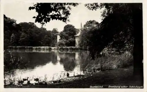 Ak Brünninghausen Dortmund im Ruhrgebiet, Romberg'scher Schlosspark