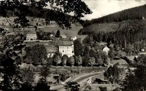 Ak Manebach Ilmenau in Thüringen, Teilansicht