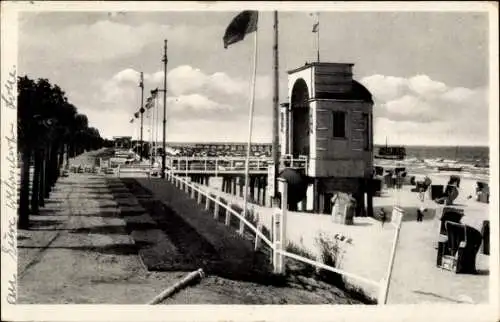 Ak Ostseebad Bansin auf Usedom, Musikpavillon