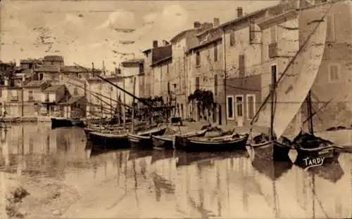 Ak Martigues Bouches du Rhône, Quai