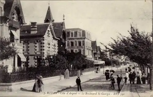 Ak Royan Charente Maritime, Boulevard Saint Georges