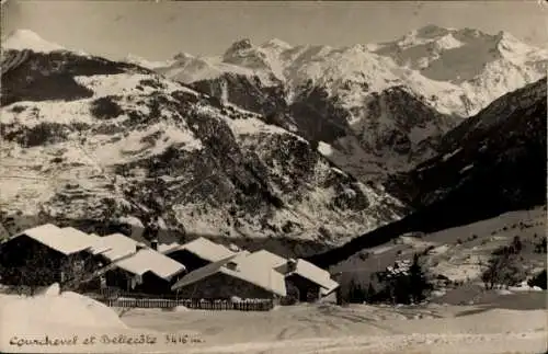 Foto Ak Courchevel Savoie, Winteransicht, Bellecote