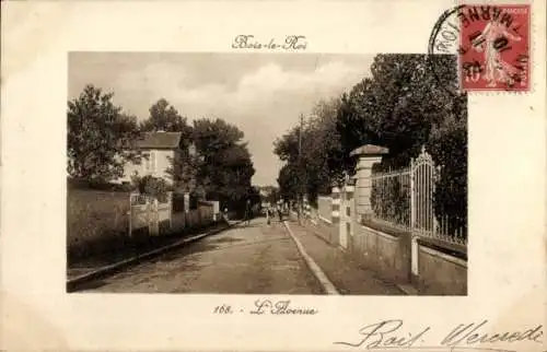 Ak Brolles Bois le Roi Seine et Marne, L'Avenue