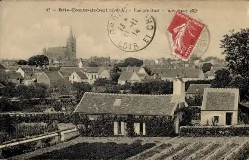 Ak Brie Comte Robert Seine et Marne, Panorama