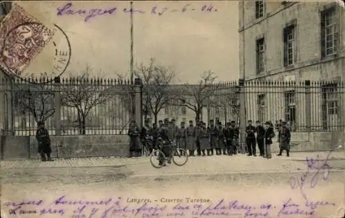 Ak Langres Haute Marne, Caserne Turenne