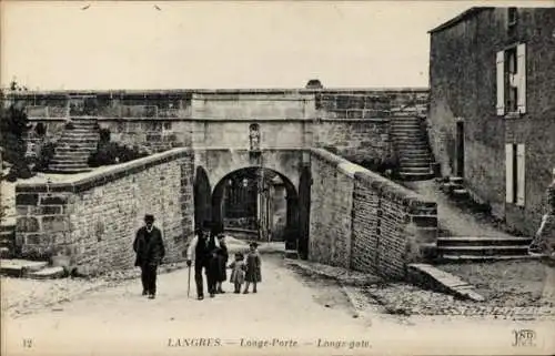 Ak Langres Haute Marne, Longe-Porte