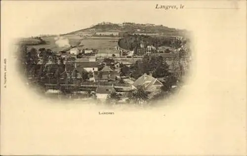 Ak Langres Haute Marne, Panorama