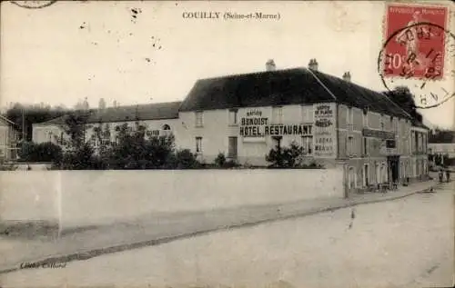 Ak Couilly Seine et Marne, Hotel Restaurant Maison Benoist