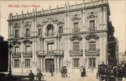 AK Malaga Andalusien Spanien, Obispal-Palast