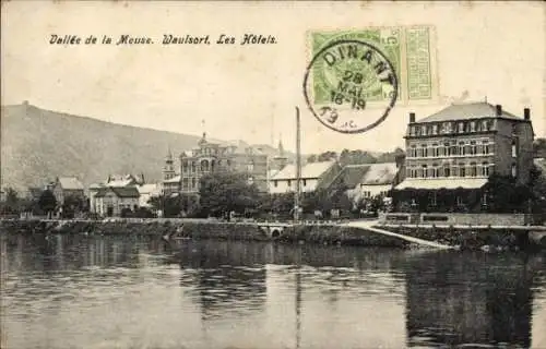 Ak Waulsort Hastière Wallonien Namur, Maastal, Hotels