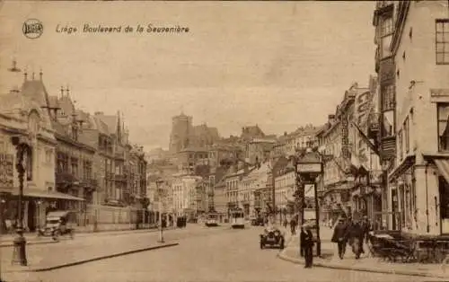 Ak Liège Lüttich Wallonien, Boulevard de la Sauvenière