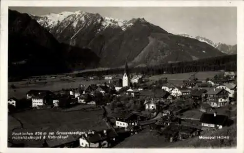 Ak Neukirchen am Großvenediger in Salzburg, Totale mit Hüttelthalkogel und Rabenkopf