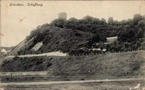 Ak Grudziądz Graudenz Westpreußen, Schloßberg