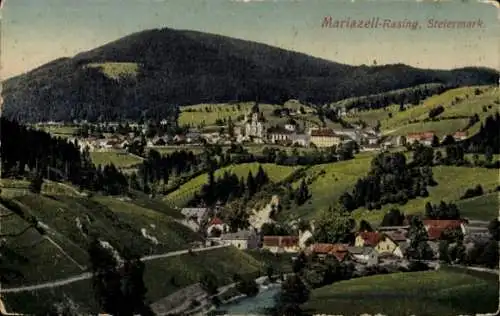 Ak Rasing Mariazell Steiermark, Gesamtansicht