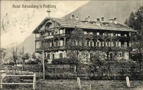 Ak Puchberg am Schneeberg Niederösterreich, Hotel Schneeberg