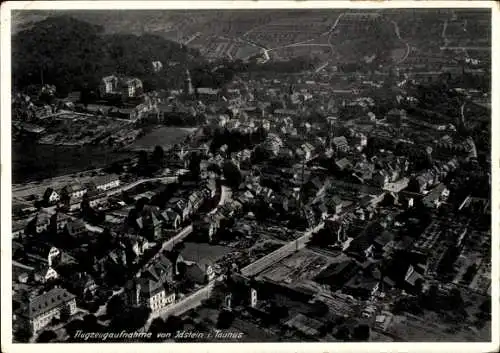 Ak Idstein im Taunus Hessen, Fliegeraufnahme der Stadt