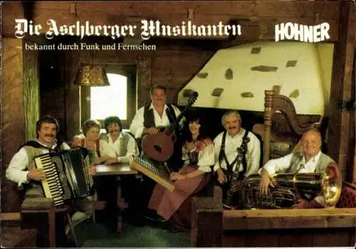 Ak Musikgruppe Die Ashcberger Musikanten, Gruppenfoto