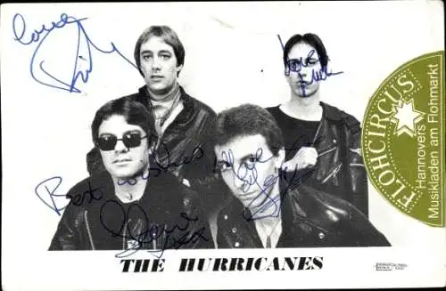 Ak Musikgruppe The Hurricanes, Gruppenfoto, Autogramme