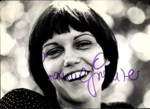 Ak Schauspielerin Susanne Granzow, Portrait, Autogramm