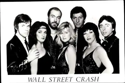 Ak Musikgruppe Wall Street Crash, Gruppenfoto, Autogramme