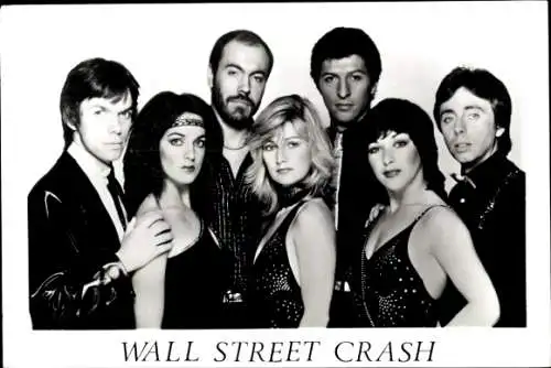 Ak Musikgruppe Wall Street Crash, Gruppenfoto, Autogramme