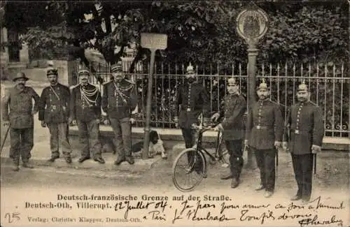 Ak Villerupt Meurthe et Moselle, Deutsch-französische Grenze, Deutsch Oth